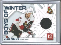 2010-11 Donruss Boys of Winter Jersey #14 Mike Fisher Senators